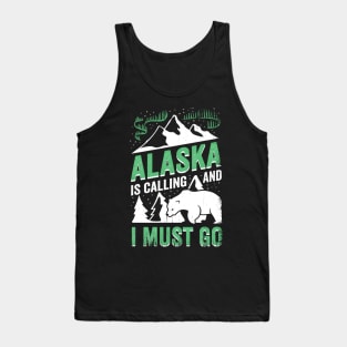 Alaska Road Trip Travel Holiday Vacation Gift Tank Top